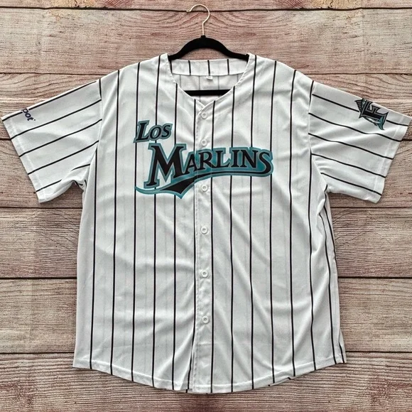 MLB • Los Marlins Classic Baseball Jersey - Adult Size XL - Collector’s Item - Picture 7 of 11